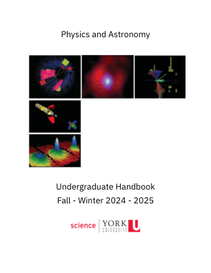 物理学和天文学本科生手册秋季